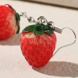 Strawberry earrings (NWOT)